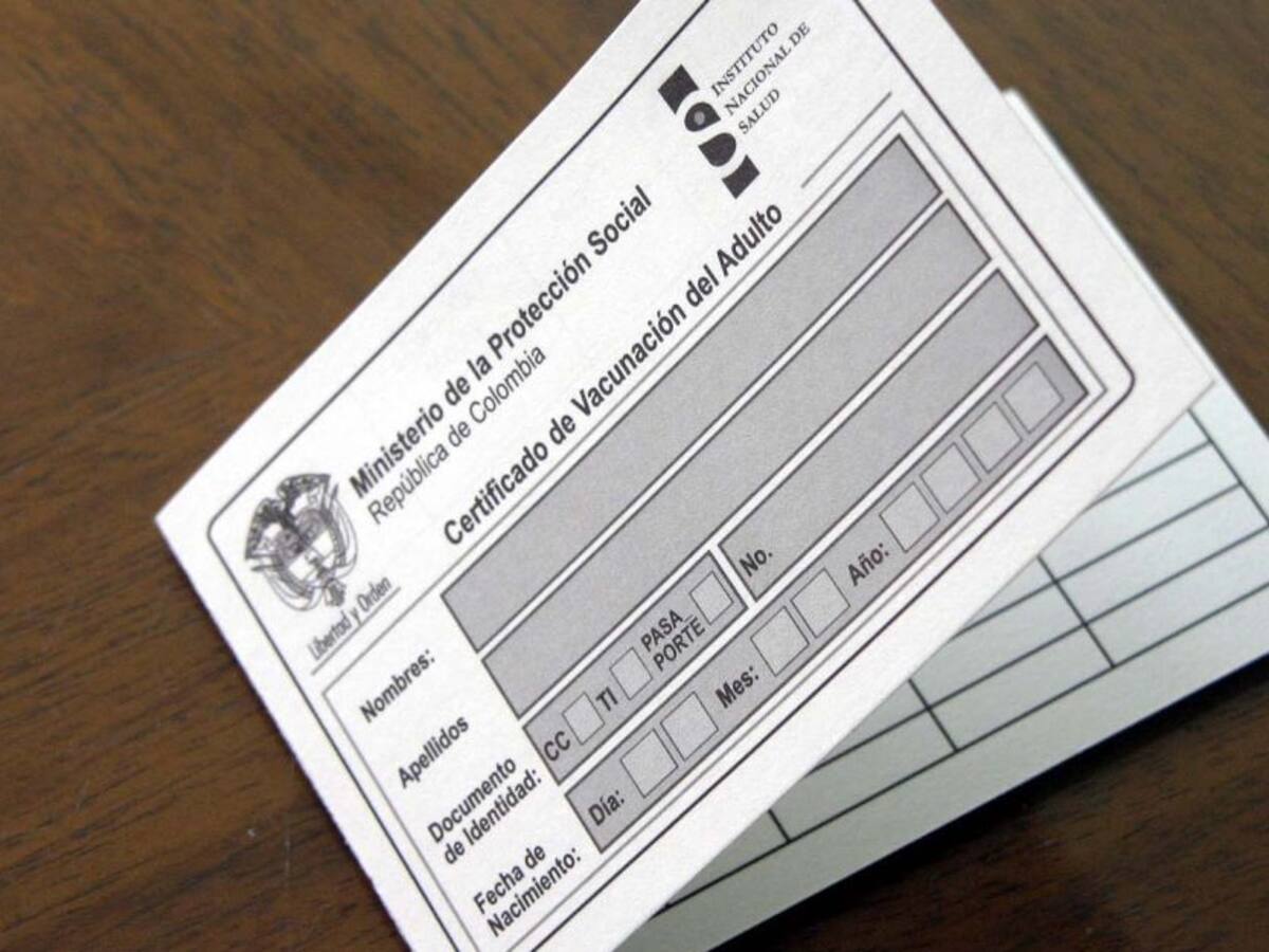Certificado de vacunación: Personas con una dosis podrán asistir a eventos