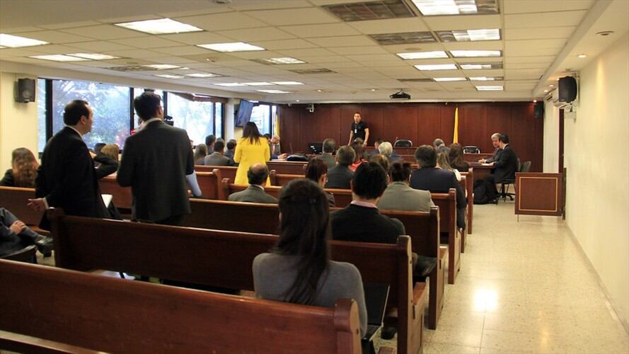 Isackson Palacios se comprometió a colaborar con la justicia, bridando la información necesaria para abrir nuevas líneas de investigación. Foto: Colprensa | Audiencia por el caso Reficar