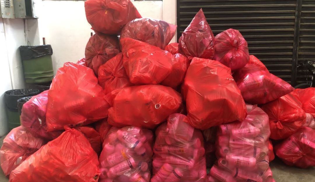 Residuos recolectados en zona rural de Supía