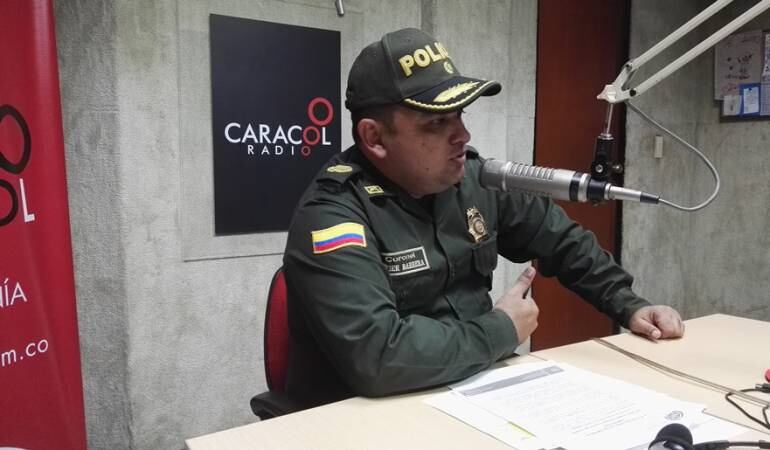 Coronel Hermes Javier Barrera Blanco comandante de la Policía Metropolitana de Cúcuta