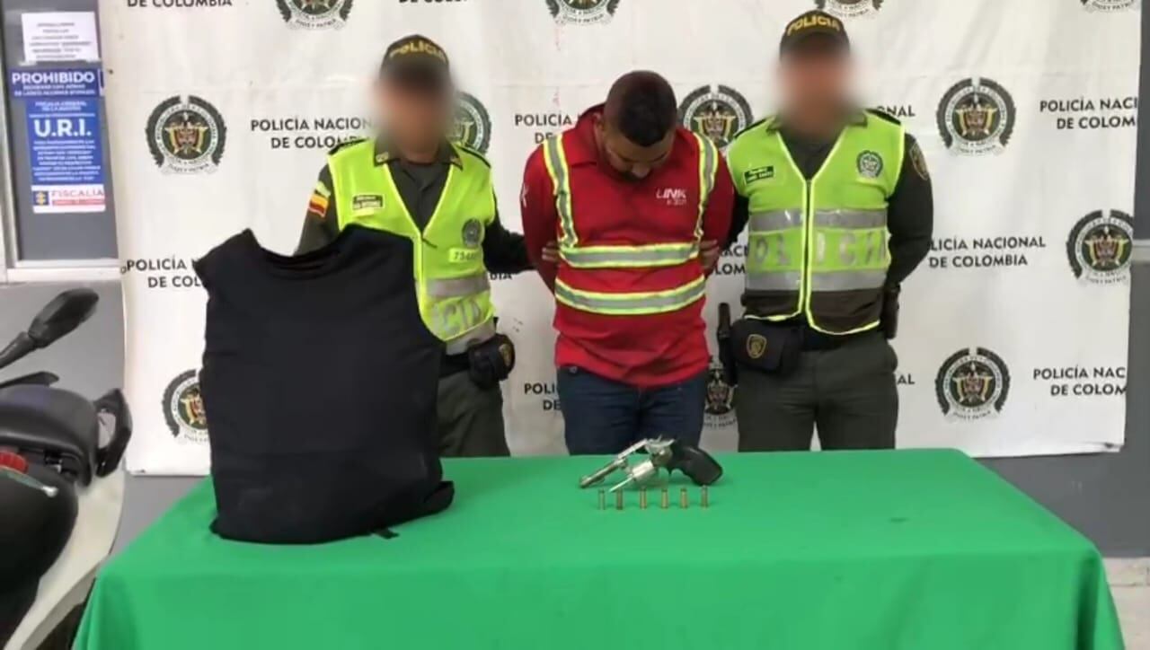 Capturado por millonario hurto en Alameda del Río al norte de Barranquilla./Policía Mebar