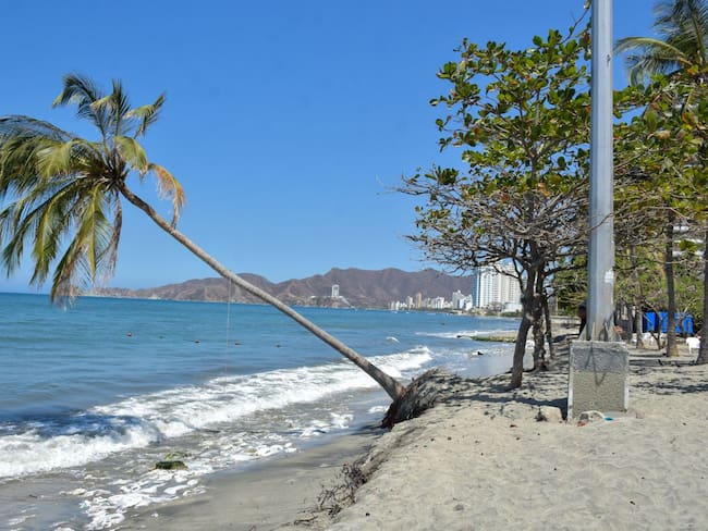 Erosión costera Playa Salguero . Alcaldía Santa Marta