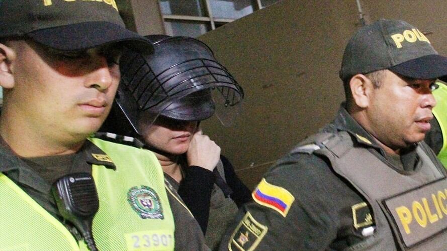 Dayana Jassir de la Hoz está siendo investigada como presunta determinadora del crimen de su esposo y director regional de Medicina Legal, Eduardo Pinto Viloria. Foto: Colprensa