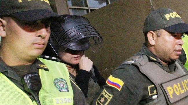 Dayana Jassir de la Hoz está siendo investigada como presunta determinadora del crimen de su esposo y director regional de Medicina Legal, Eduardo Pinto Viloria. Foto: Colprensa