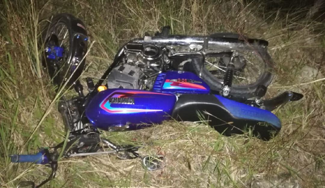 Motocicleta recuperada por la Policía