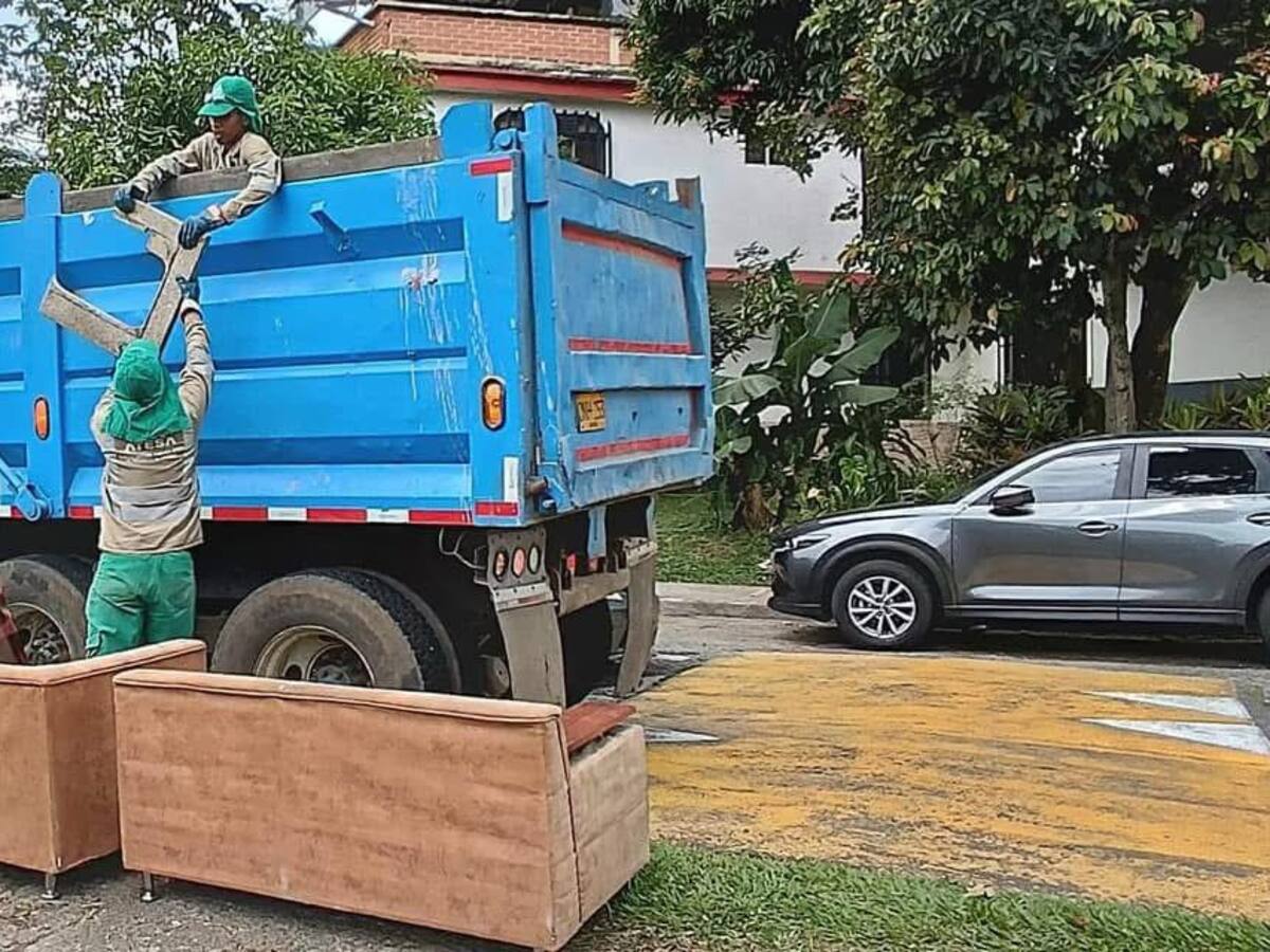 Más de 400 toneladas de basuras han sido recogidas de las calles de Pereira