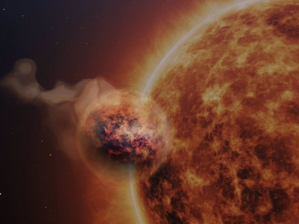 Detectan vapor de agua y nubes de arena en un exoplaneta cercano