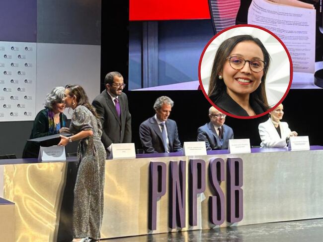 Carolina Trinidad recibe premio Simón Bolívar 2024