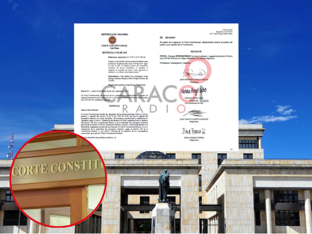 Corte deja en firme sentencia que abre las fronteras de los departamentos para los aguardientes