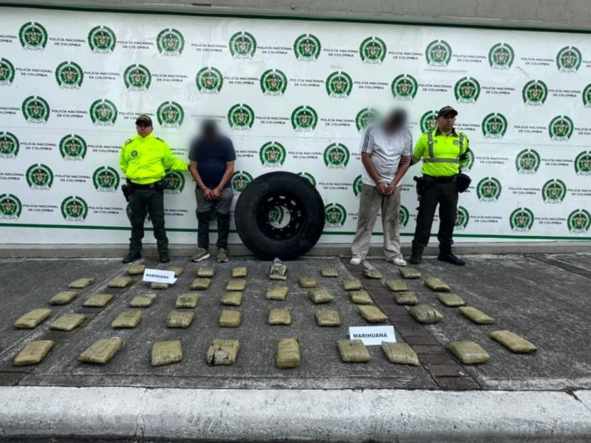 Cae cargamento de marihuana en Ibagué: el vehículo cubría la ruta Cali – Villavicencio