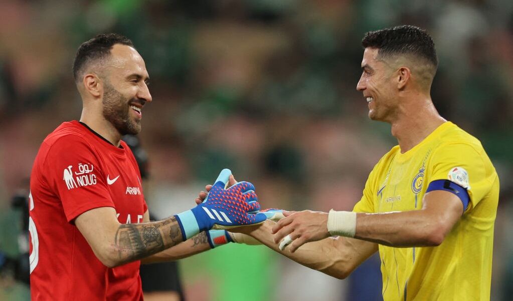 David Ospina y Cristiano Ronaldo / Getty Images