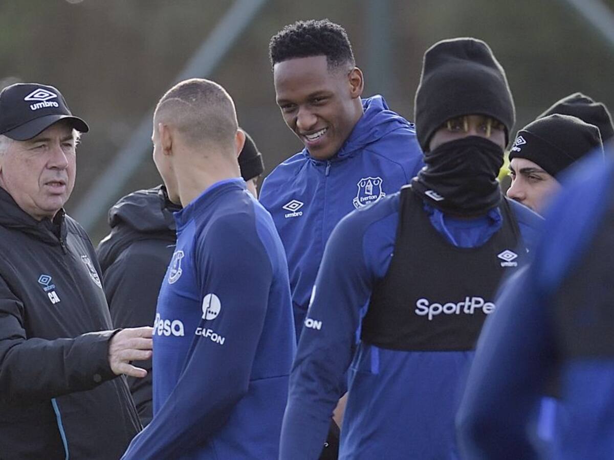 Yerry Mina: "Trabajar con Ancelotti es brillante"