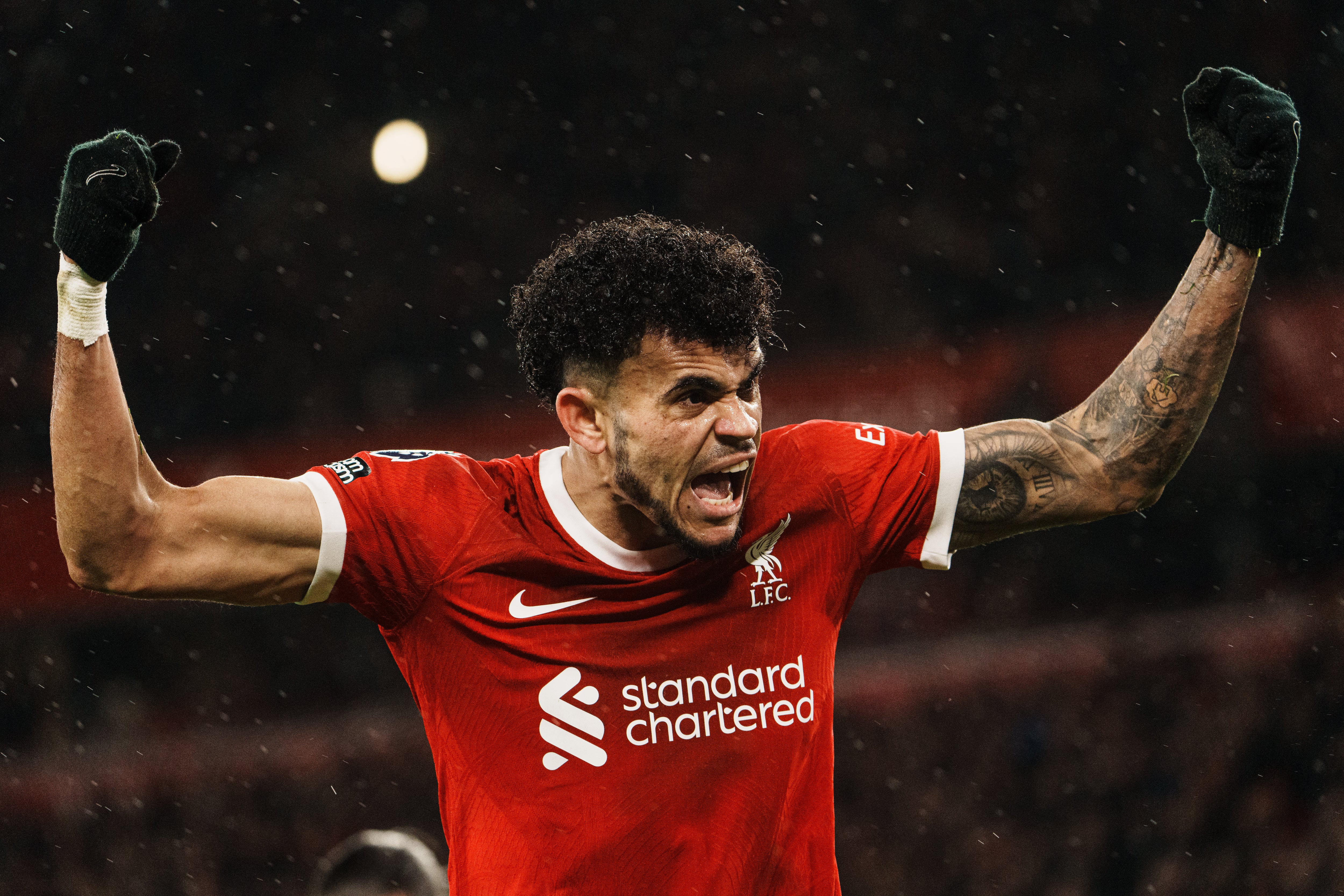 Luis Díaz con Liverpool | Foto: MB Media/Getty Images