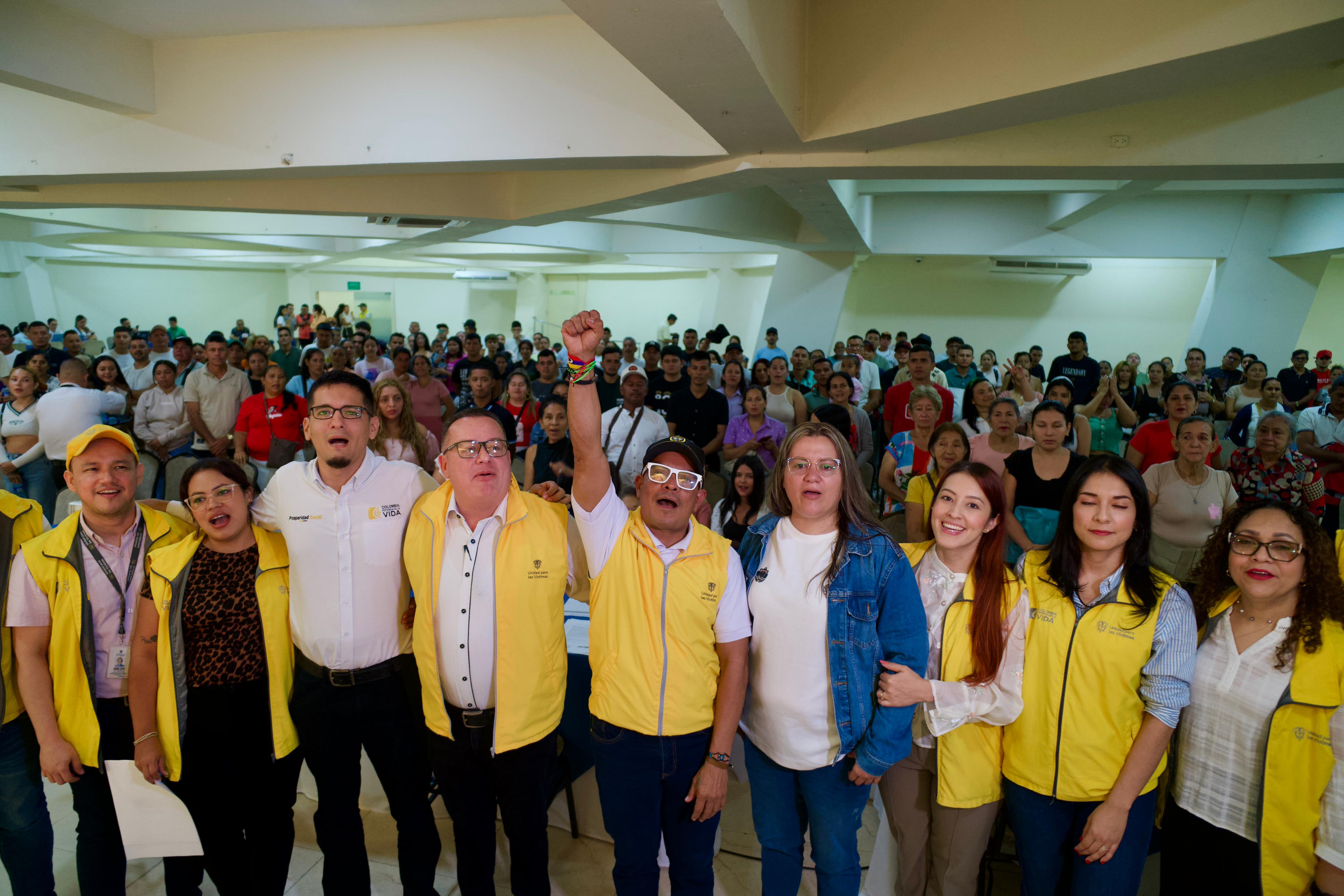 553 cartas de reconocimiento a víctimas fueron entregadas en Norte de Santander. / Foto: Unidad de Víctimas.