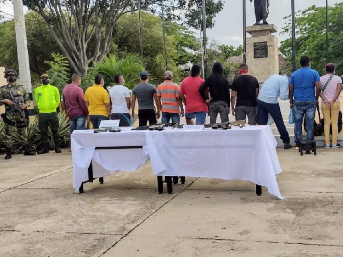 Capturan a 17 presuntos miembros del Clan del Golfo en La Guajira
