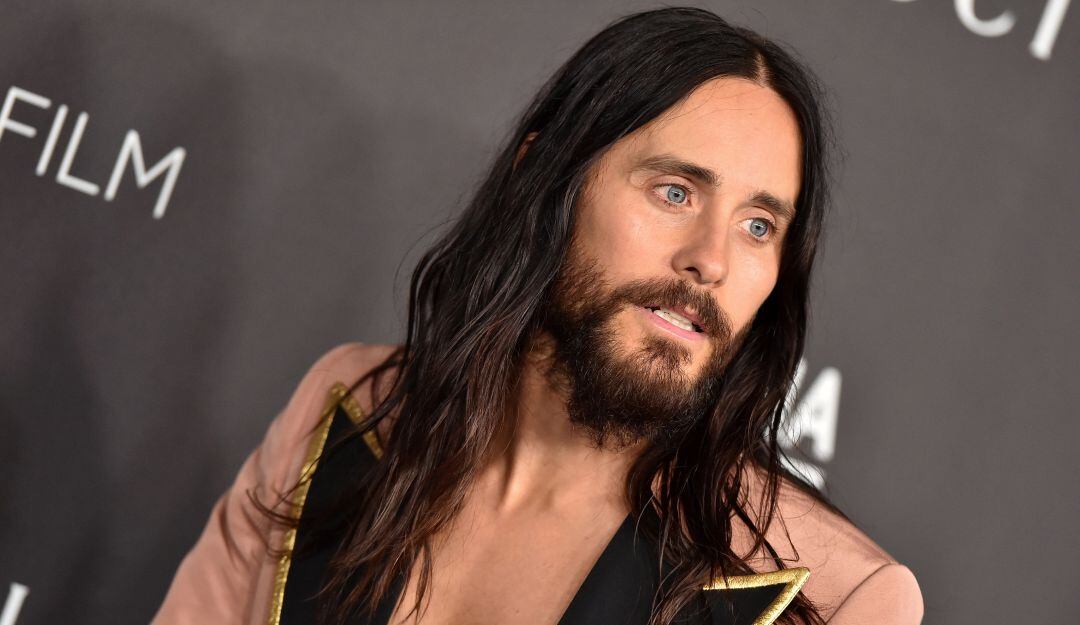 El actor Jared Leto, recordado por su rol de 'Guasón' en Escuadrón Suicida