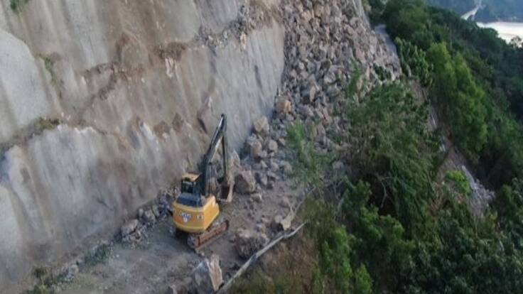 Vía Bucaramanga - San Vicente de Chucurí podría presentar nuevos derrumbes