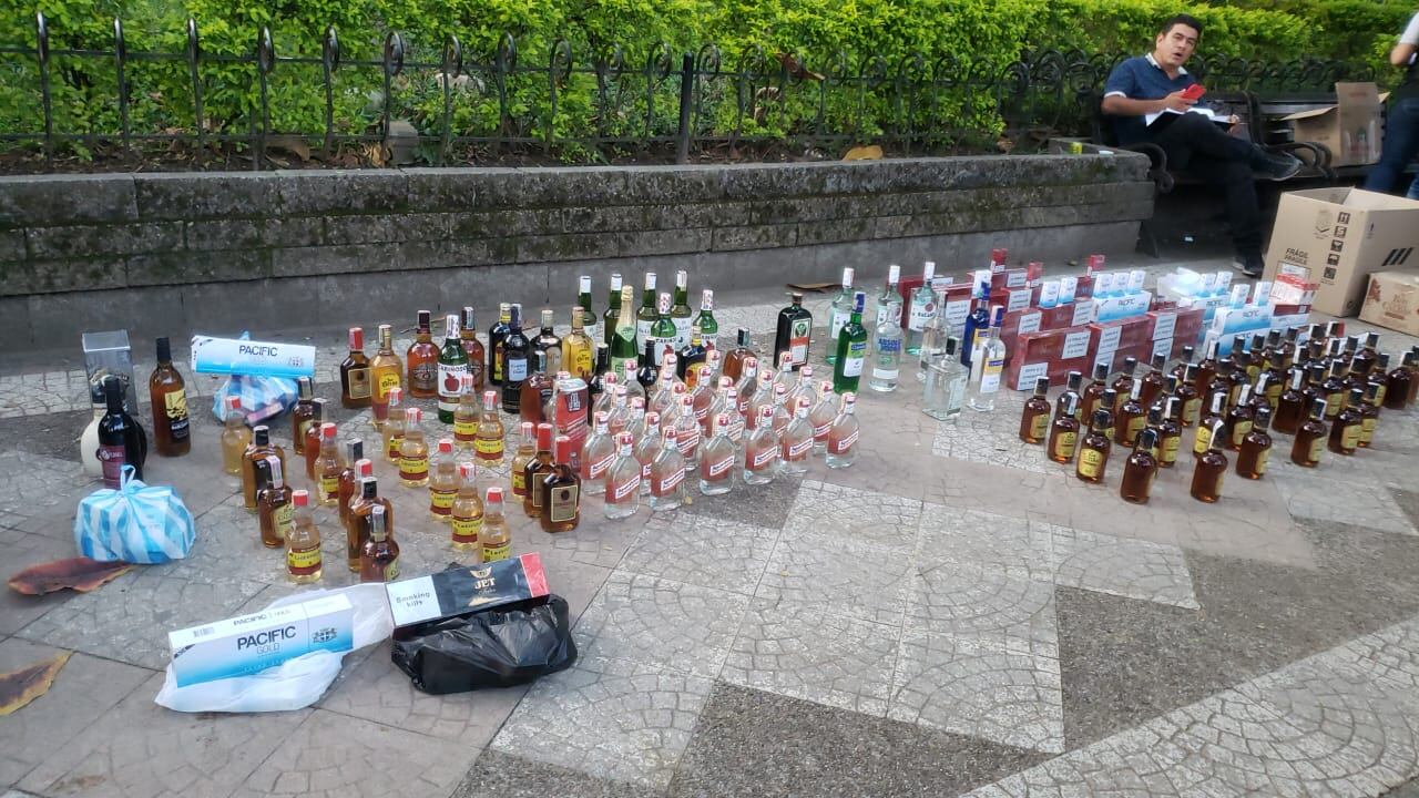 Foto: Gobernación del Huila-Licor de contrabando