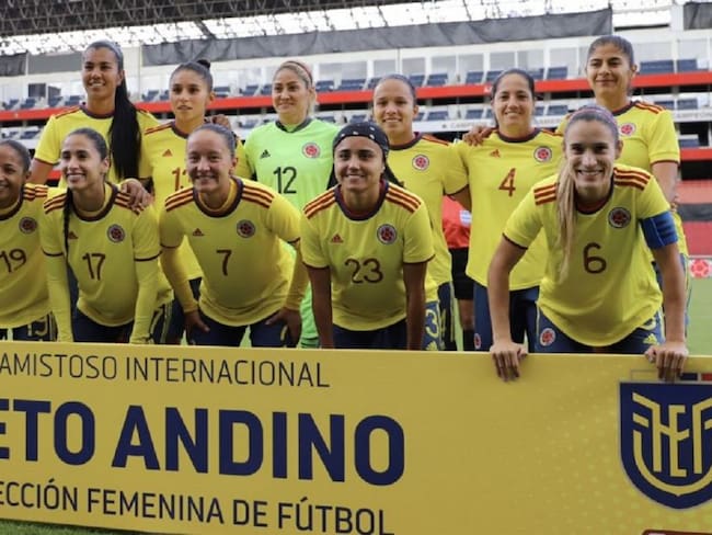 La nómina de la Selección Colombia durante su más reciente gira de amistosos por Ecuador.