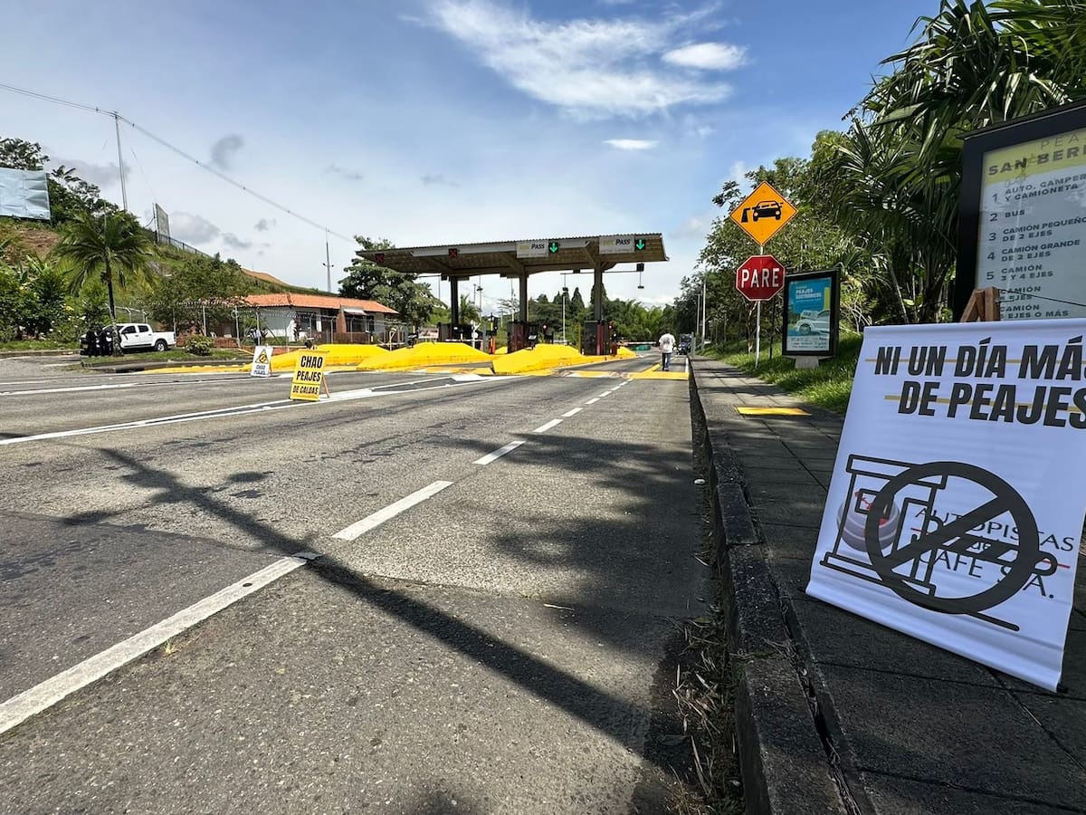 Habrá tarifa preferencial en cuatro peajes de Caldas, ¿de cuántos será el precio?