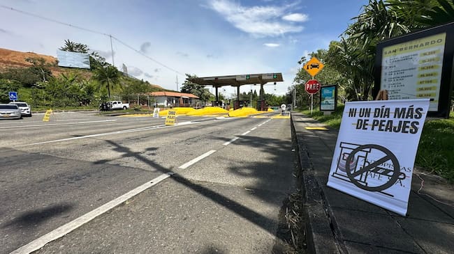 Peaje San Bernardo del Viento, entre Manizales y Medellín. Foto: Noticaldas.