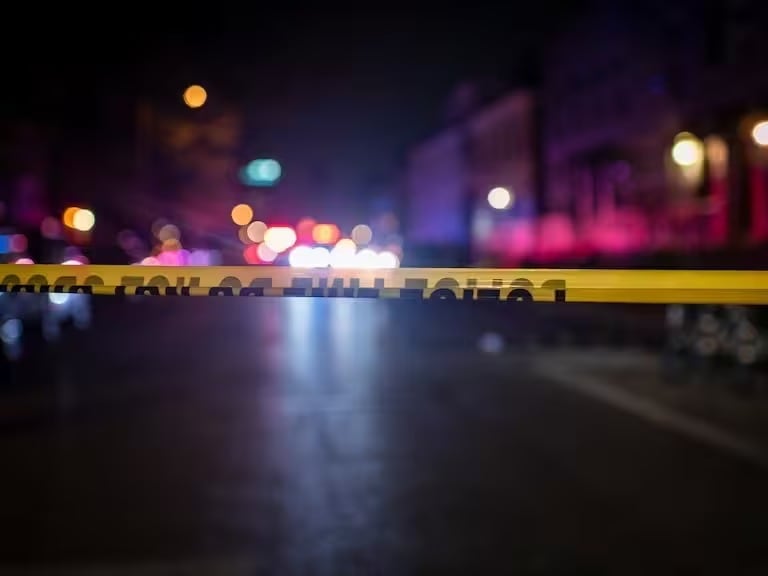 Imagen de referencia de escena del crimen. Foto: Getty Images. / Katherine Forbes.