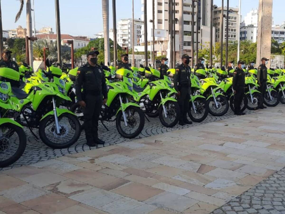 500 policías custodiarán municipios de Bolívar durante el toque de queda