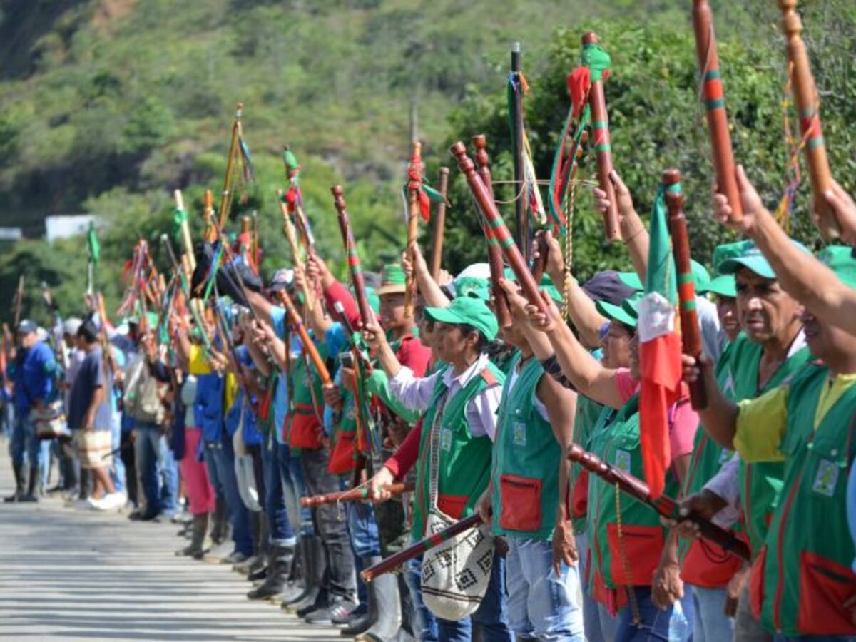Guardias indígenas fueron retenidos y amenazados por las disidencias de las Farc en Cauca