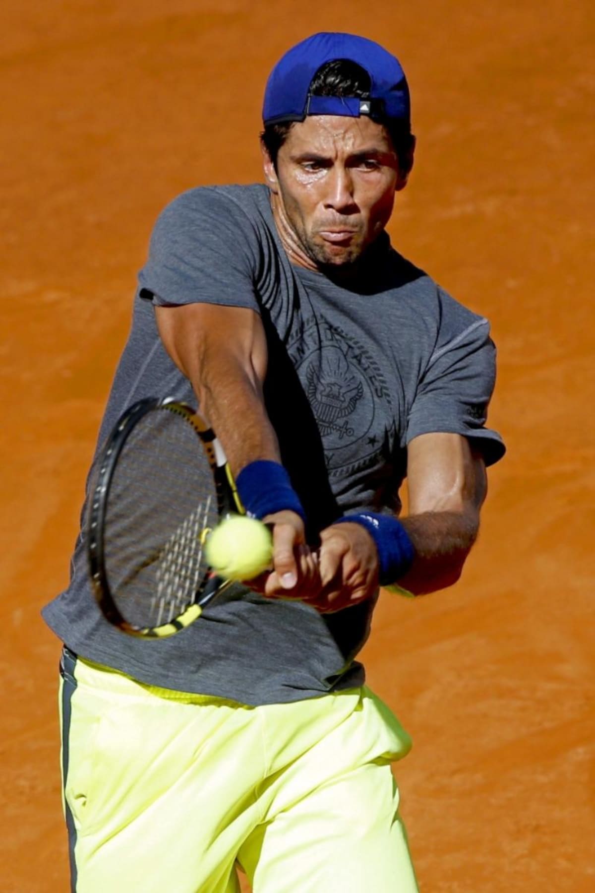 El equipo español entrenó bajo la dirección de ALex Corretja  en la Caja Mágica de Madrid para preparar la eliminatoria por la permanencia en el Grupo Mundial de Copa Davis que disputará frente a Ucrania este fin de semana.