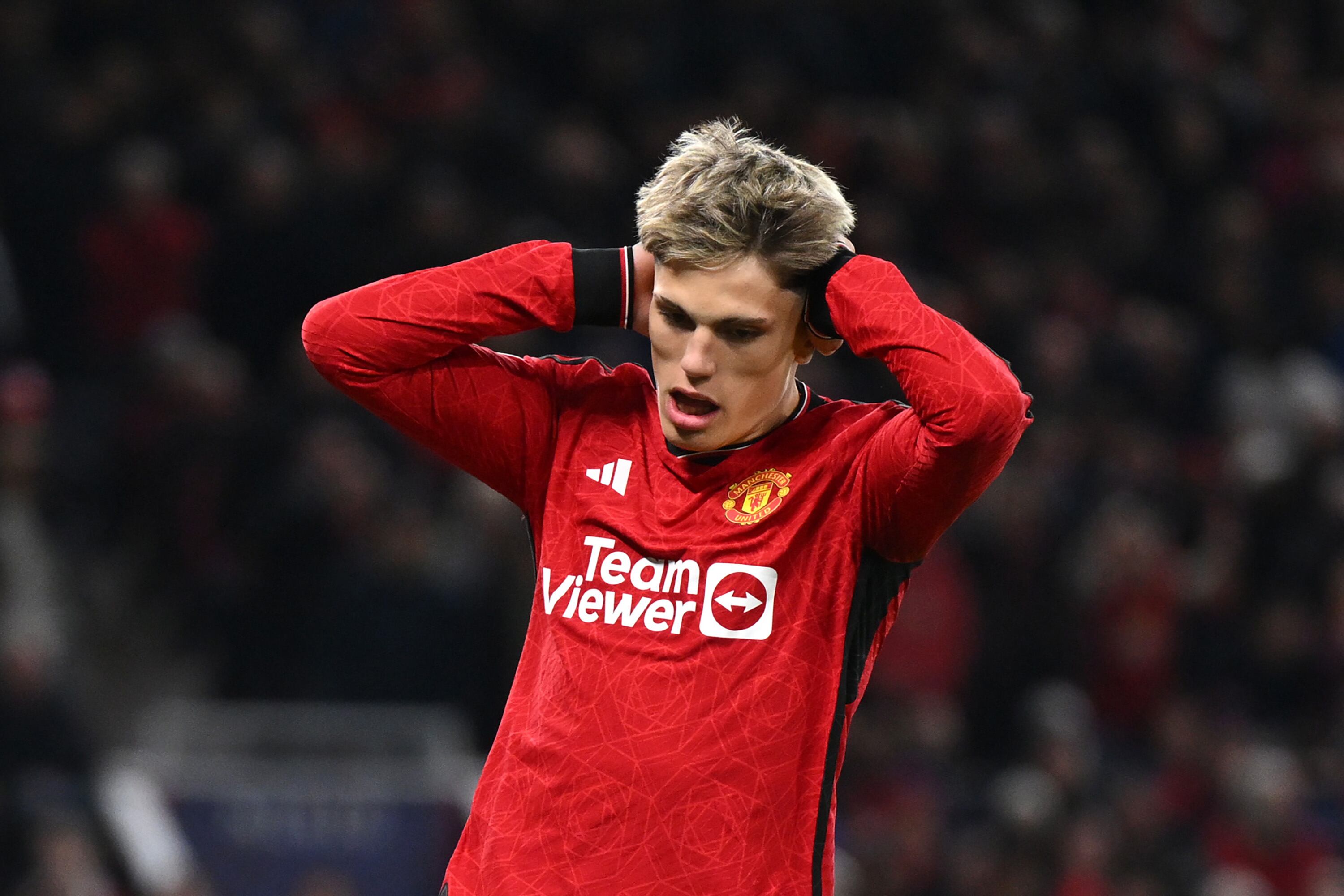 Alejandro Garnacho (Photo by Michael Regan - UEFA/UEFA via Getty Images)