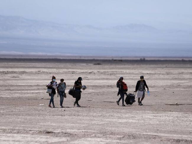 Migrantes en el desierto de Atacama