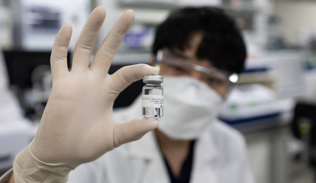Desarrollo de una vacuna en Corea del Sur. Foto: Getty