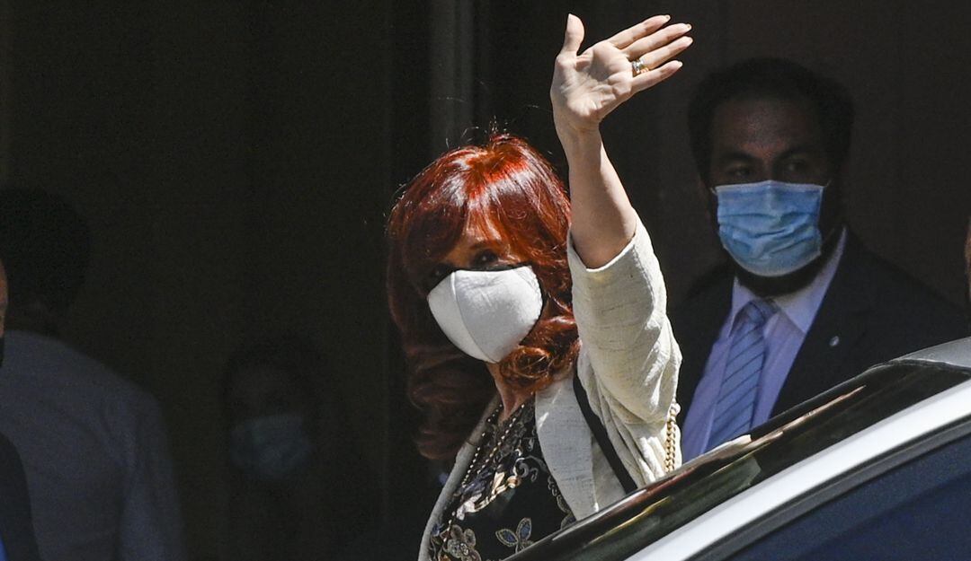 La vicepresidenta Cristina Fernández de Kirchner. 
