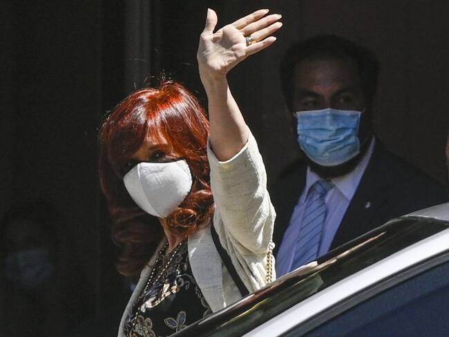 La vicepresidenta Cristina Fernández de Kirchner. 