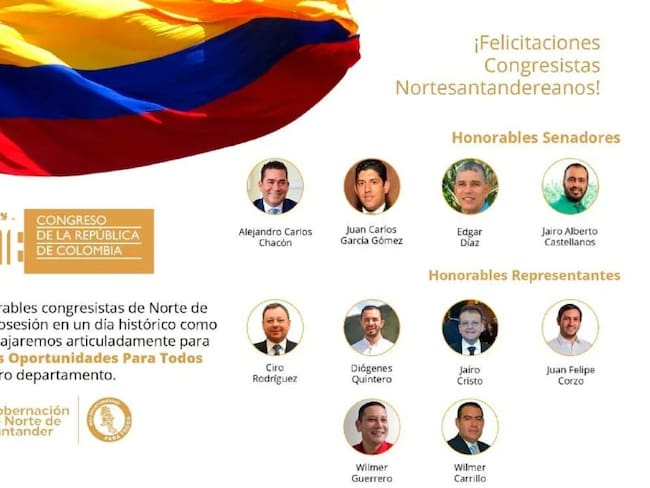 11 parlamentarios Norte de Santander en el Congreso