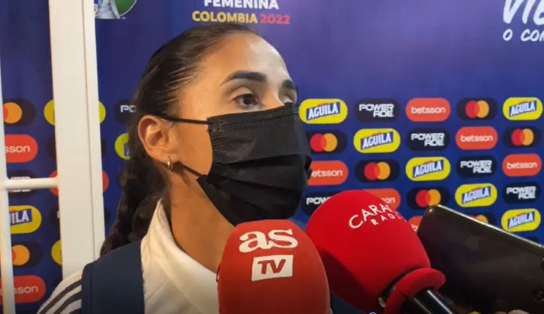 Carolina Arias, defensa de la Selección Colombia.