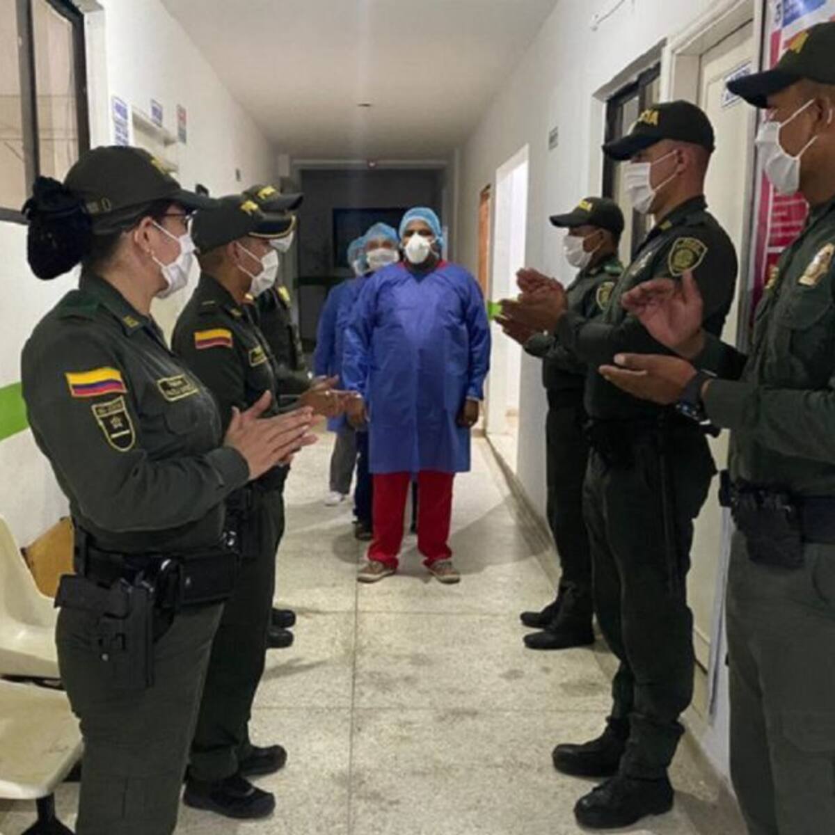 Policía crea en Cali red de apoyo para personal de salud por Covid-19