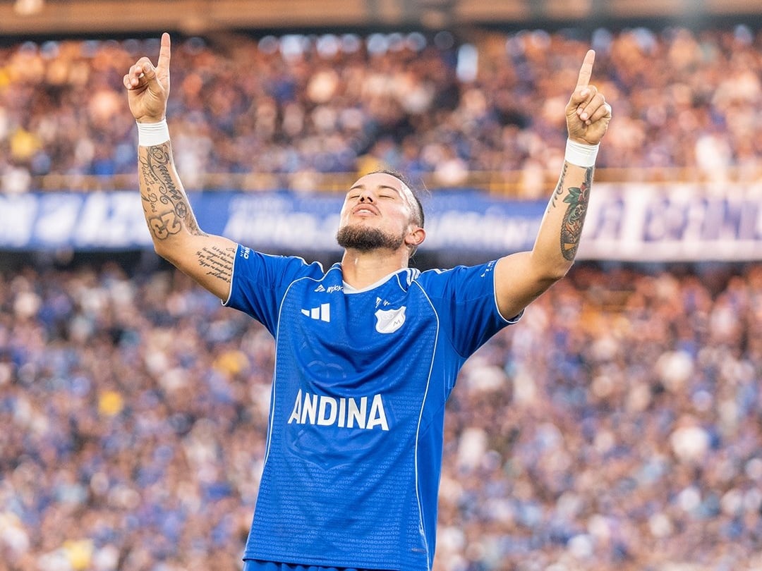 Leonardo Castro celebra su gol ante Llaneros / Twitter: @MillosFCOficial.