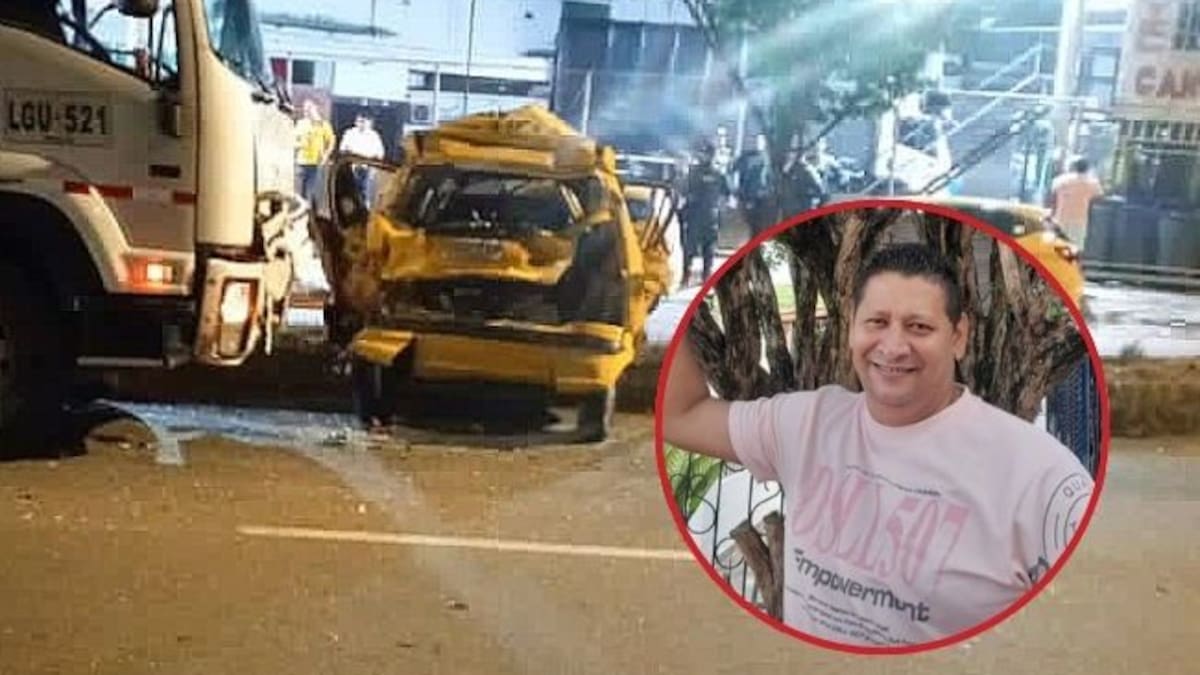 “Por no atropellar a un perrito”: taxista murió tras chocar con un furgón en Girón, Santander
