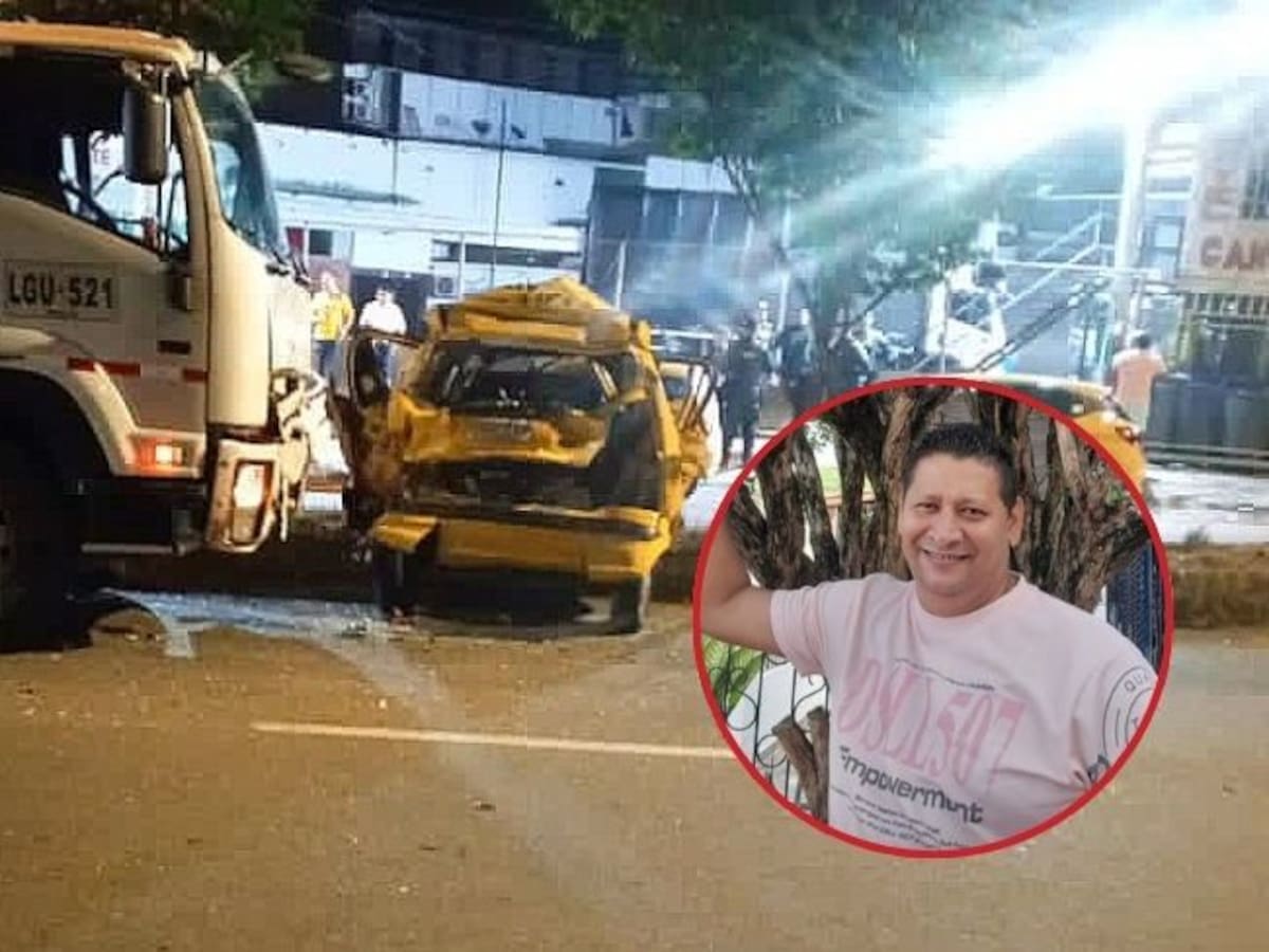 “Por no atropellar a un perro”: taxista murió al chocar con un furgón en la vía Bucaramanga a Girón