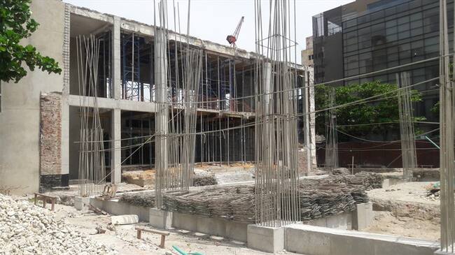 Solo hasta el 14 de agosto reinician las obras del Teatro Santa Marta. Foto: Lizbeth Rodríguez (W Radio)