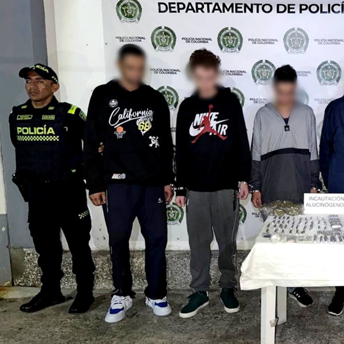 En Guarne cayeron cinco integrantes de El Mesa y se desmantela una red de expendio de estupefaciente