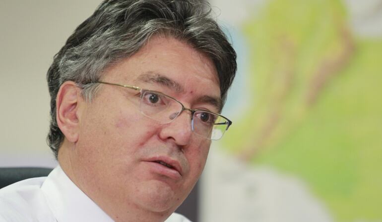 Ministro de Hacienda, Mauricio Cárdenas Santamaría.