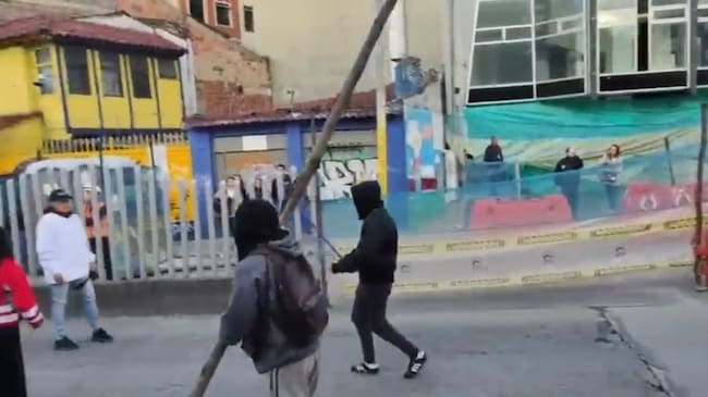 Revelan violento plan para vandalizar estaciones de Transmilenio: estas son las pruebas. Foto: Screenshot.
