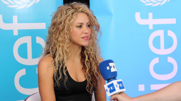 Shakira en Nueva York. 