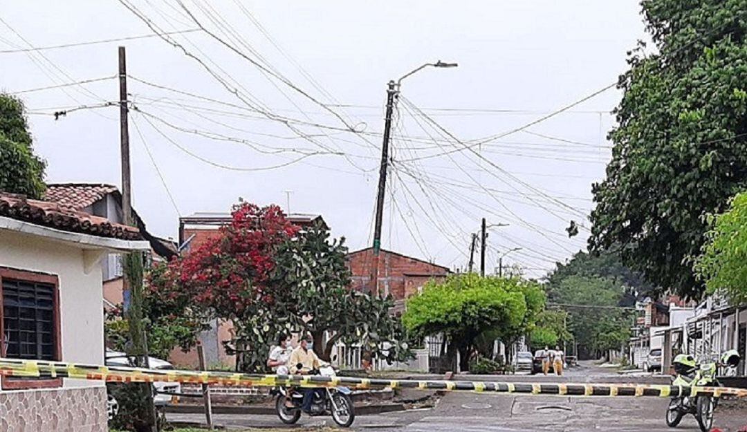 Zona urbana del municipio de Andalucía, al norte del Valle.