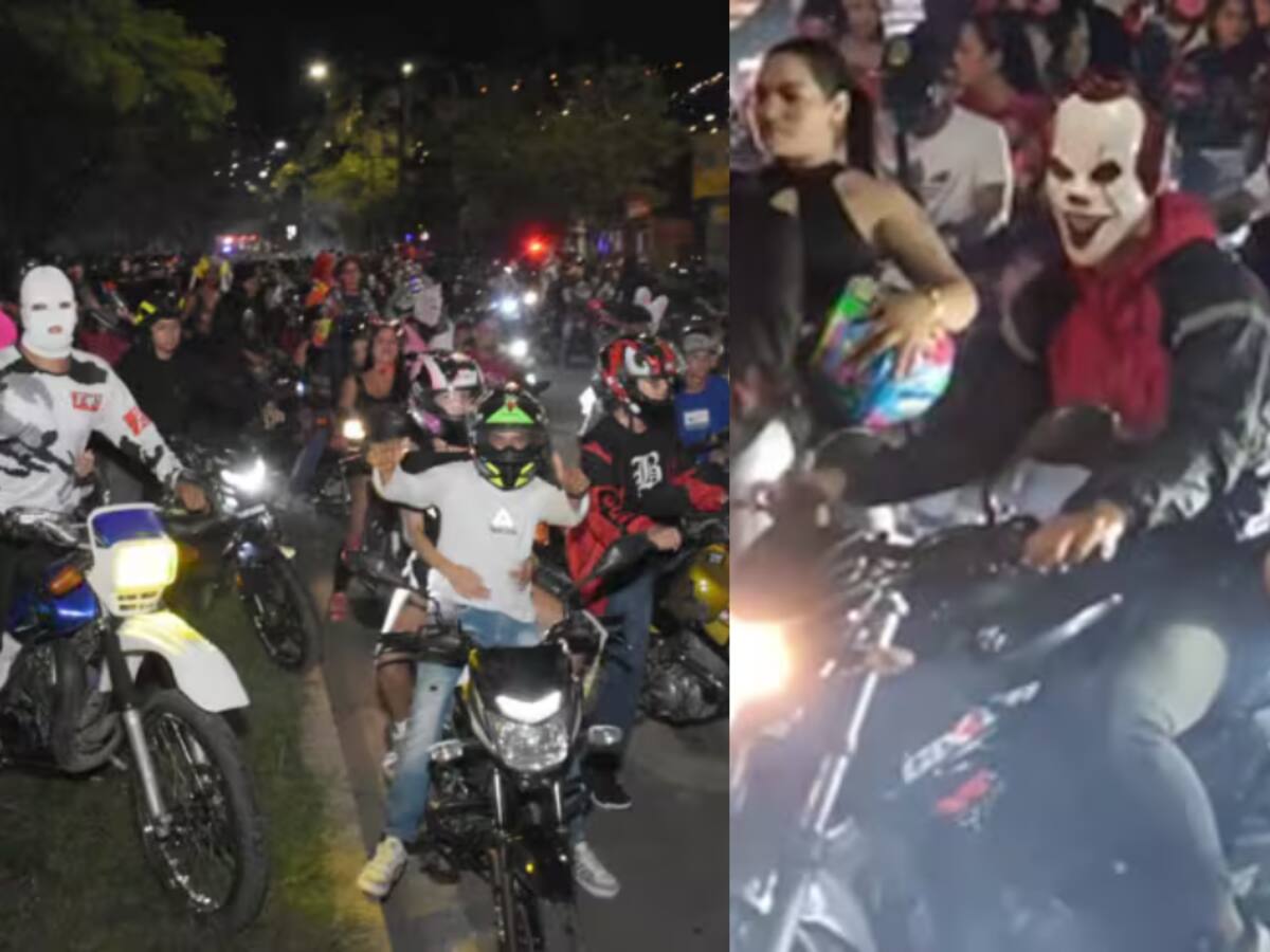 En medio de desordenes y caos vial así se vivió la fiesta de halloween