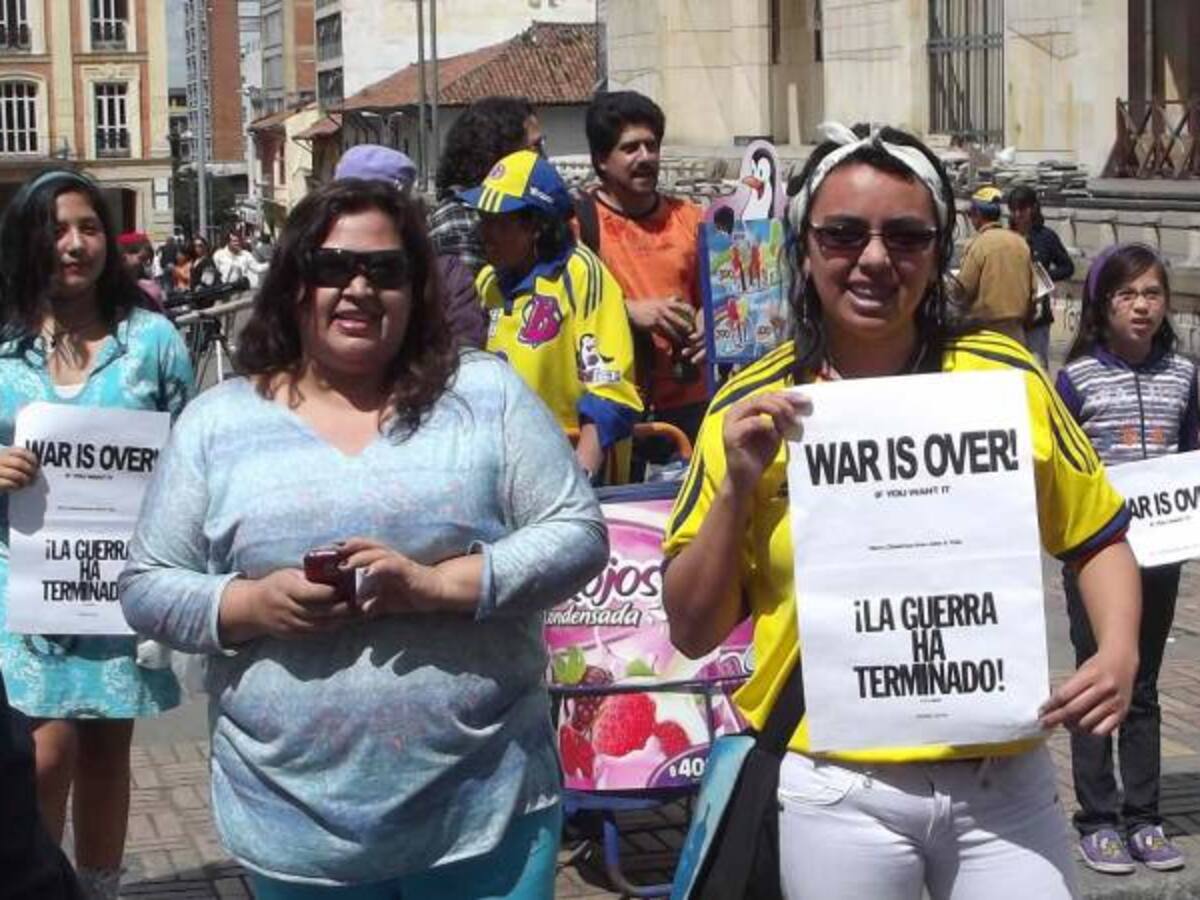 War is over' ahora en Colombia