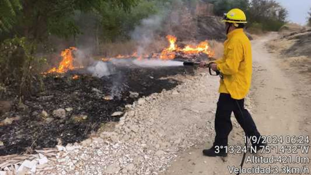 Incendios forestales en Aipe, Huila, aumentan y afectan cerca de 450 hectáreas de bosques