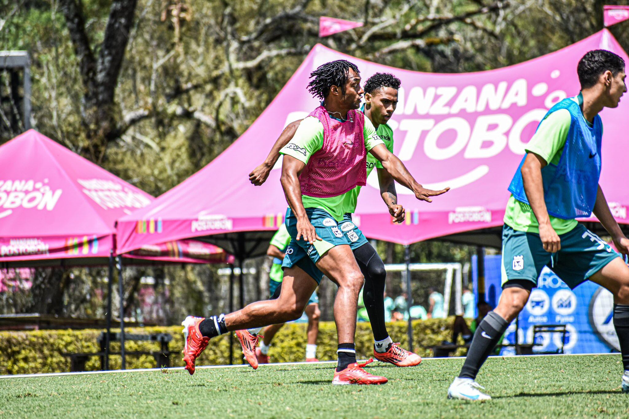 Juan Guillermo Cuadrado entrenándose con Nacional / Foto: mateomonsalve7